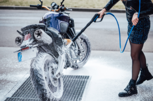Kan man vaske motorsykkel med zalo